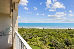 Condo, Multiple Beds, Balcony, Beach View (2603 Surfview) | View from room - Oceanfront Condo,beach Access, Heated Pool, Tennis Courts (Palm Coast)
