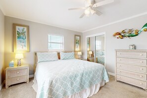 House, Multiple Beds, Patio, Garden View (Whale Tale - Main) - Ocean-view Hideaway Steps to Beach Snowbird Availability (Fernandina Beach)