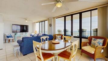 Condo, Multiple Beds, Balcony, Beach View (Right on the Shores, Apt 306) | Living area