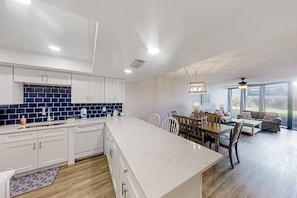 Condo, Multiple Beds, Pool Access, Pool View (Anastasia 111) | Private kitchen - Renovated, Ground-floor Condo at Oceanfront Complex With Pool - Steps to Beach (St. Augustine)