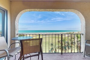 Condo, Multiple Beds, Pool Access, Beach View (1840 Turtle Dunes) | View from room - Oceanfront Condo With Panoramic Views, Shared Pool, and Private Washer & Dryer (Fernandina Beach)