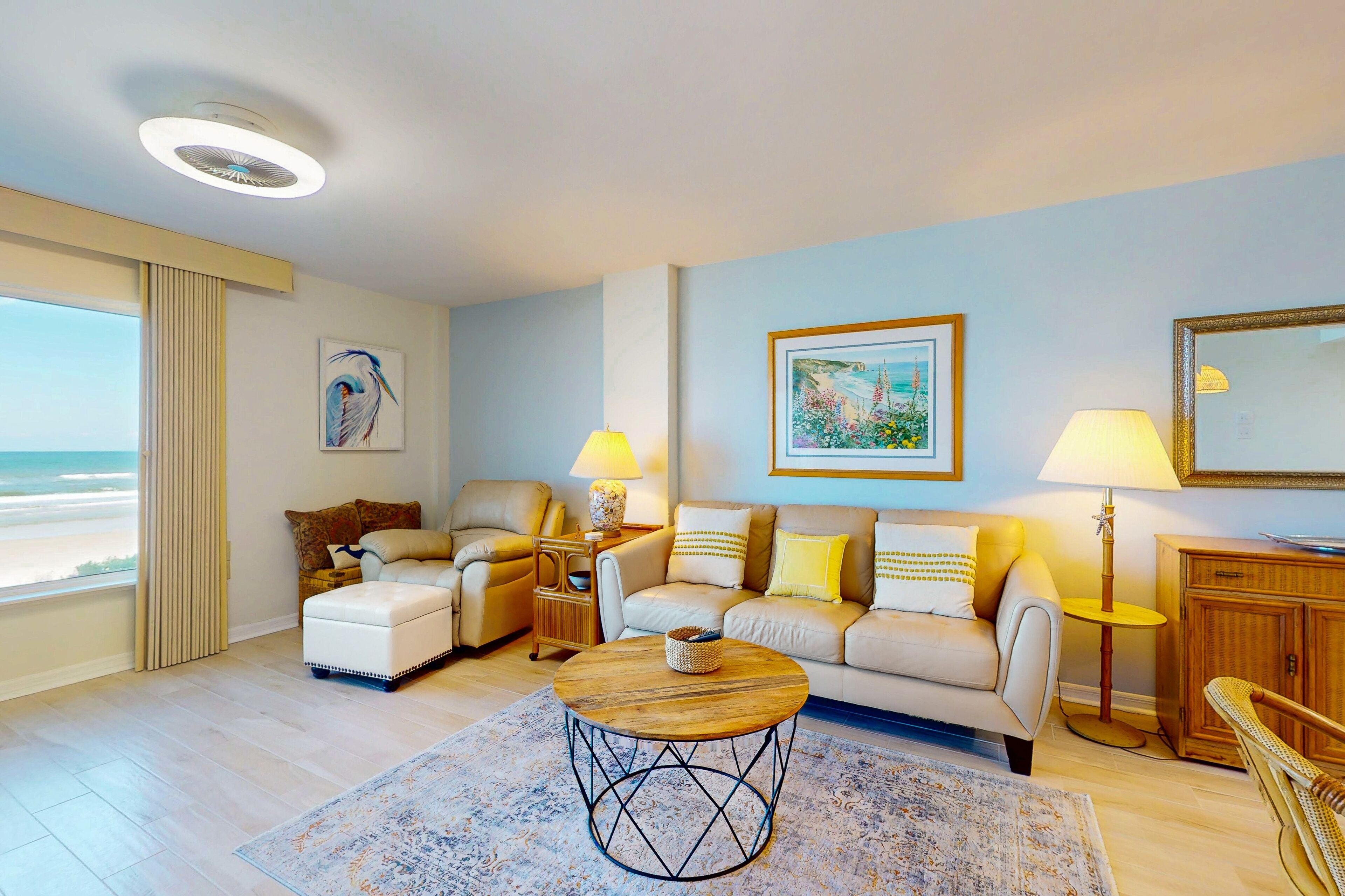Condo, Multiple Beds, Patio, Beach View (Best of the Beach) | Living area