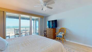 Condo, Multiple Beds, Patio, Beach View (Best of the Beach) | 3 bedrooms, individually decorated, individually furnished, bed sheets