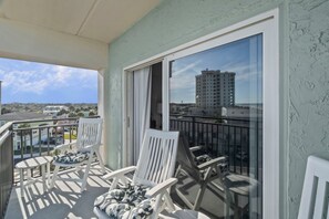 Condo, Multiple Beds, Balcony, Ocean View (Sunshine and a View) | Property grounds - Polished Oceanfront Condo With Pool Access, Private Balcony & Washer/dryer (Jacksonville Beach)
