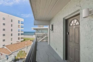 Condo, Multiple Beds, Balcony, Ocean View (Sunshine and a View) | Property grounds - Polished Oceanfront Condo With Pool Access, Private Balcony & Washer/dryer (Jacksonville Beach)