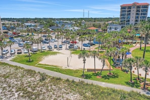 Aerial view - Renovated Condo With Ocean Views, Pool, & Beach Access (Jacksonville Beach)