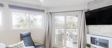 Appartement, Meerdere bedden, terras, uitzicht op het strand (First Street South Serenity) | Woonruimte