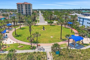 Aerial view - Renovated Condo With Ocean Views, Pool, & Beach Access (Jacksonville Beach)
