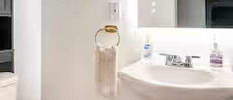 Shower, hair dryer