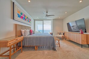 4 bedrooms, desk, iron/ironing board, WiFi - Sunset Getaway: Oceanfront Terrace & Resort Perks! (Puerto Vallarta)