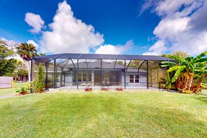 Exterior - Updated Home With Private Pool, Patio, Central AC, & W/D (Palm Coast)