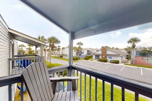 Condo, Multiple Beds, Patio, Pool View (Tarpon Retreat) | View from room - Two-story Condo With Pool, Tennis & Patio - 2 Short Blocks to the Beach (Fernandina Beach)