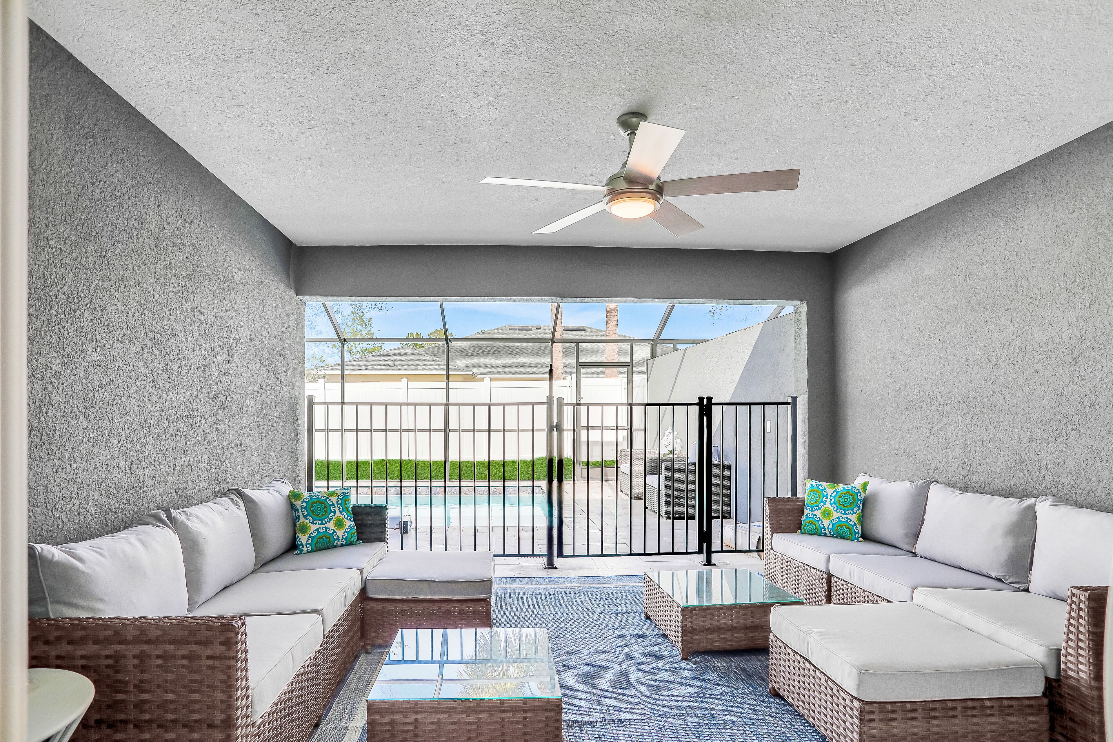 House, Multiple Beds, Pool Access, Pool View (SeaBreeze Villas A & B) | Terrace/patio