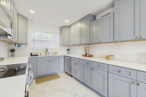 Casa, várias camas, varanda, vista para o jardim (The Music House) | Cozinha privada