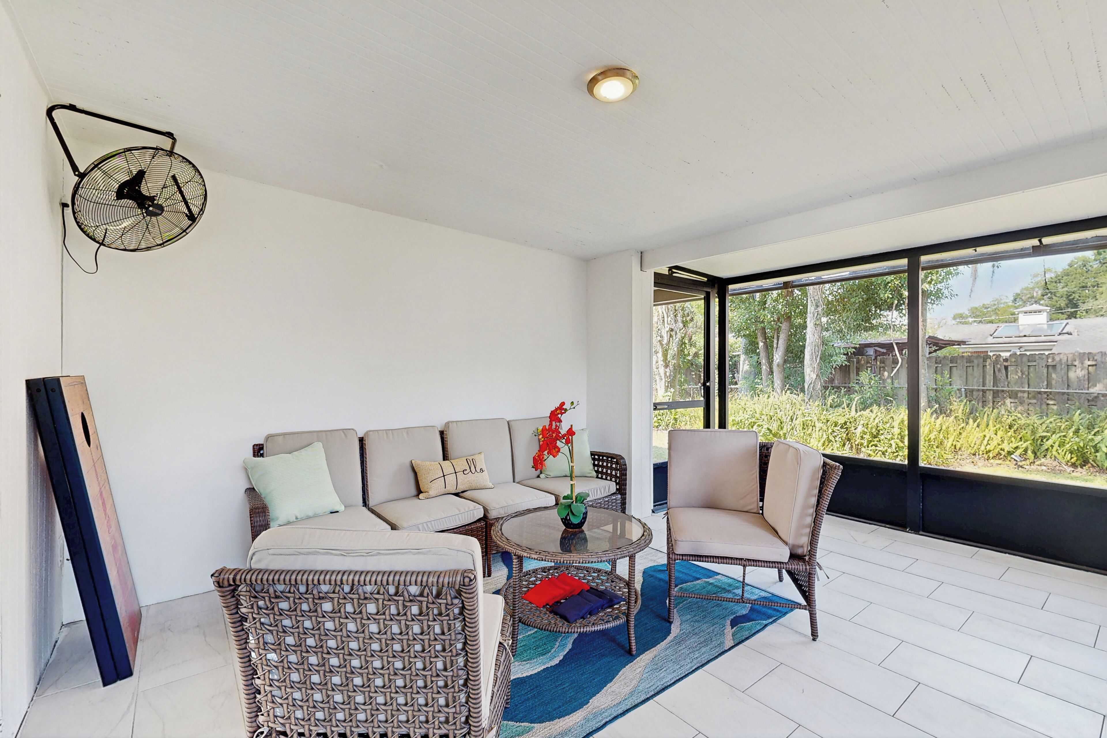 Casa, várias camas, varanda, vista para o jardim (The Music House) | Vista do quarto