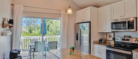 House, Multiple Beds, Pool Access, Pool View (Dancing Dolphins and Tranquil Turtles) | Private kitchen