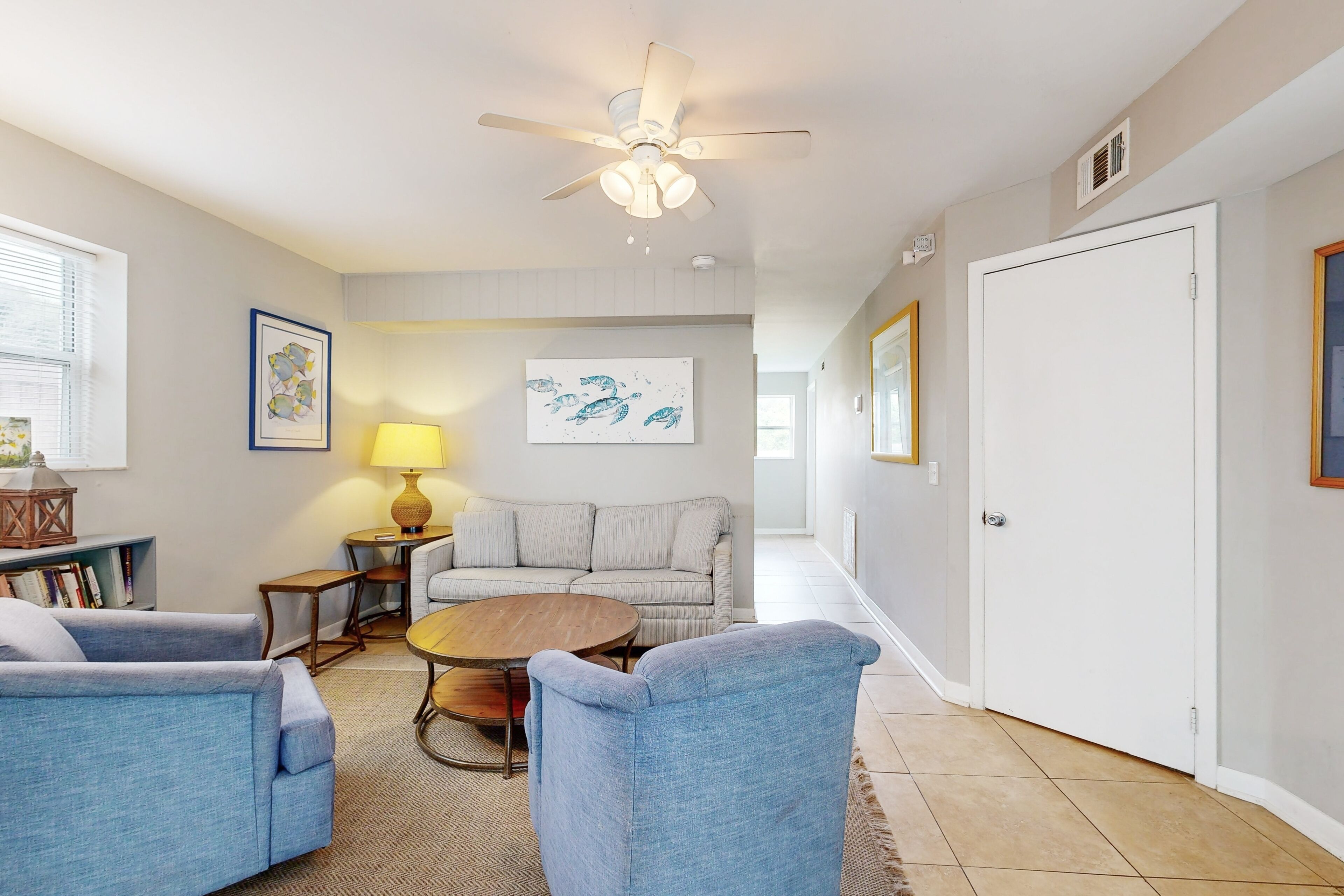 House, Multiple Beds, Patio, Garden View (Whale Tale - B) | Living area