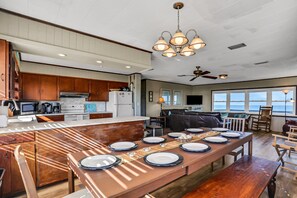 House, Multiple Beds, Balcony, Beach View (Whales Rest) | 5 bedrooms, individually decorated, individually furnished, bed sheets - Updated Beachfront Home W/great Beach Views, gas Grill, Multiple Balconies, W/D (St. Augustine)