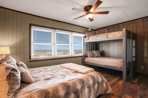 5 quartos, individualmente decorados, individualmente mobiliados
