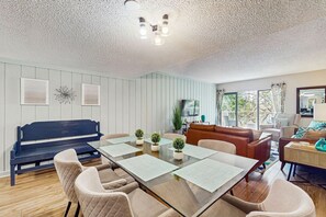 Condo, Multiple Beds, Balcony, Pool View (2072 Beach Wood) | 2 bedrooms, individually decorated, individually furnished, bed sheets - Sun-kissed Condo in Prime Location W/shared Pool, Private W/d, Free Wifi, AC (Fernandina Beach)