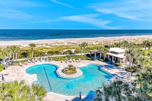 Pool - Turtle Dunes Ocean Front Studio Condo on Amelia Island Plantation (Fernandina Beach)