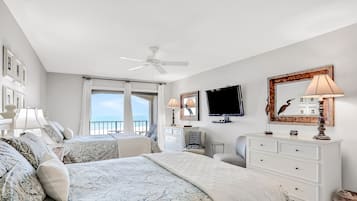Condo, 2 Queen Beds, Patio, Ocean View (1851 Turtle Dunes) | 1 bedroom, individually decorated, individually furnished, bed sheets