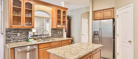 Maison, plusieurs lits, patio, vue jardin (Lucas Landing) | Cuisine privée