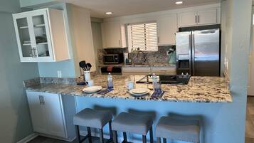 Condo, 1 King Bed, Pool Access, Ocean View (Sandpiper Beachfront Condo ) | Private kitchen