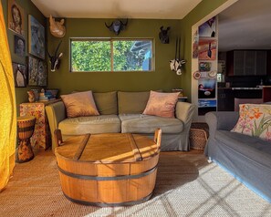 Living area - World Cup–LA Home • 3BR • 2BA • Parking • Wi-Fi (Los Angeles)