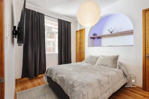 1 bedroom, WiFi, bed sheets - Espectacular Departamento Frente al Parque Lincoln (Mexico City)