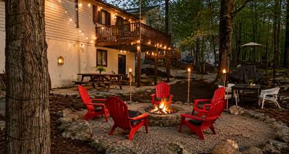 Game Room Retreat | Fire Pit, Pets & Pocono Fun