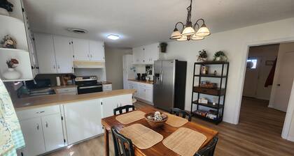 The Brenham Abode is pet friendly and conveniently located close to downtown.