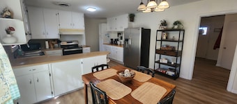 The Brenham Abode is pet friendly and conveniently located close to downtown.