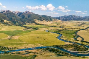 Aerial view - Yellowstone Dome | Secluded Mountain Escape (Park County)