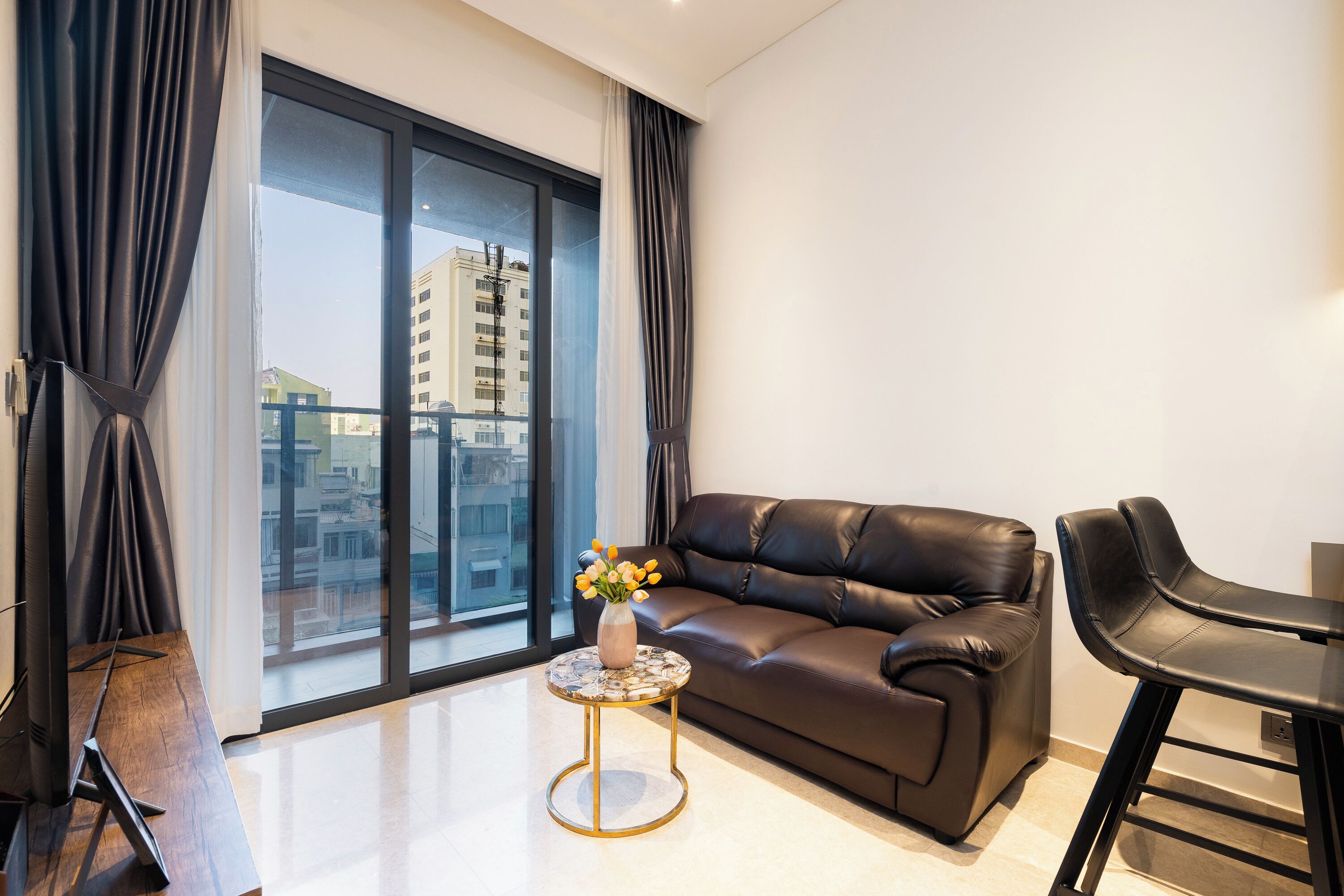 Quarto casal empresarial | Área de estar