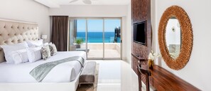 3 bedrooms, iron/ironing board, WiFi, bed sheets - Spacious 3Bed Oceanfront Suite, with Jacuzzi, Kitchen, and Butler. Garza Blanca (Cabo San Lucas)