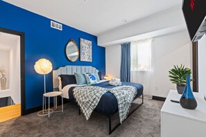 3 soverom, skrivebord, strykejern/-brett og wi-fi