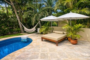 Deluxe Villa, Multiple Bedrooms, Balcony, Pool View | Terrace/patio - Pool Jacuzzi Private Villa 7BR (Puerto Aventuras)