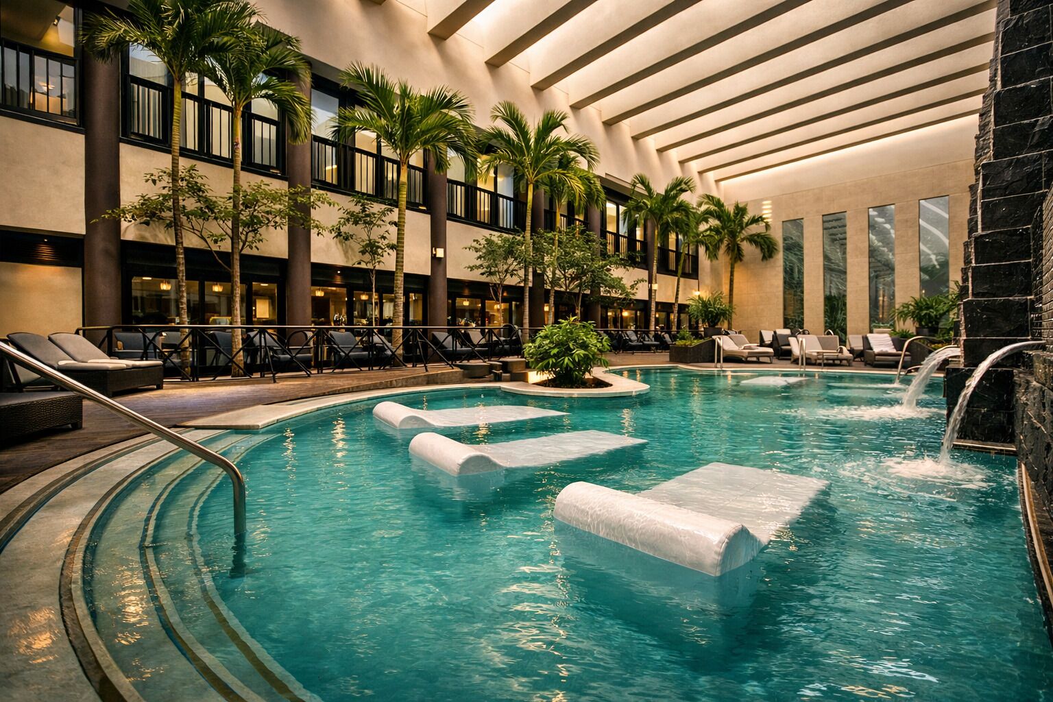 Un sauna, una bañera de hidromasaje, masajes con piedras calientes