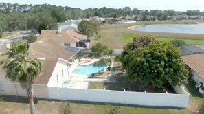 Pool - 4-Bedroom House Private Pool 5 Mi Convention C. and Epic Universe, 7 Mi Disney W (Orlando)