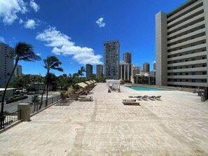 Terrace/patio - Charm-full Renovated Studio in Waikiki (Honolulu)