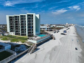 Exterior - Quintessential Beachfront Condo escape right on the Sand with private balcony (New Smyrna Beach)
