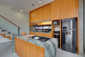 Villa, Pool View | Private kitchen | Electric kettle - Villa Vibhava - Umalas (Seminyak)