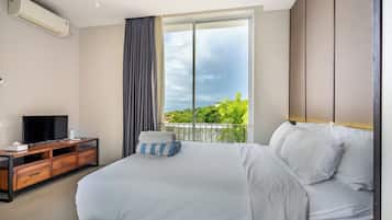 Villa estándar, 3 habitaciones, no fumadores | Ropa de cama