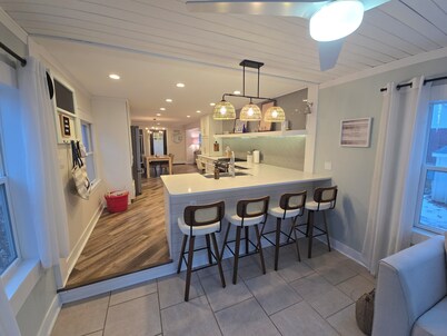 Lake James Lakehouse Retreat w/ Huge Deck, Dockspace, Great Views & room for 12!