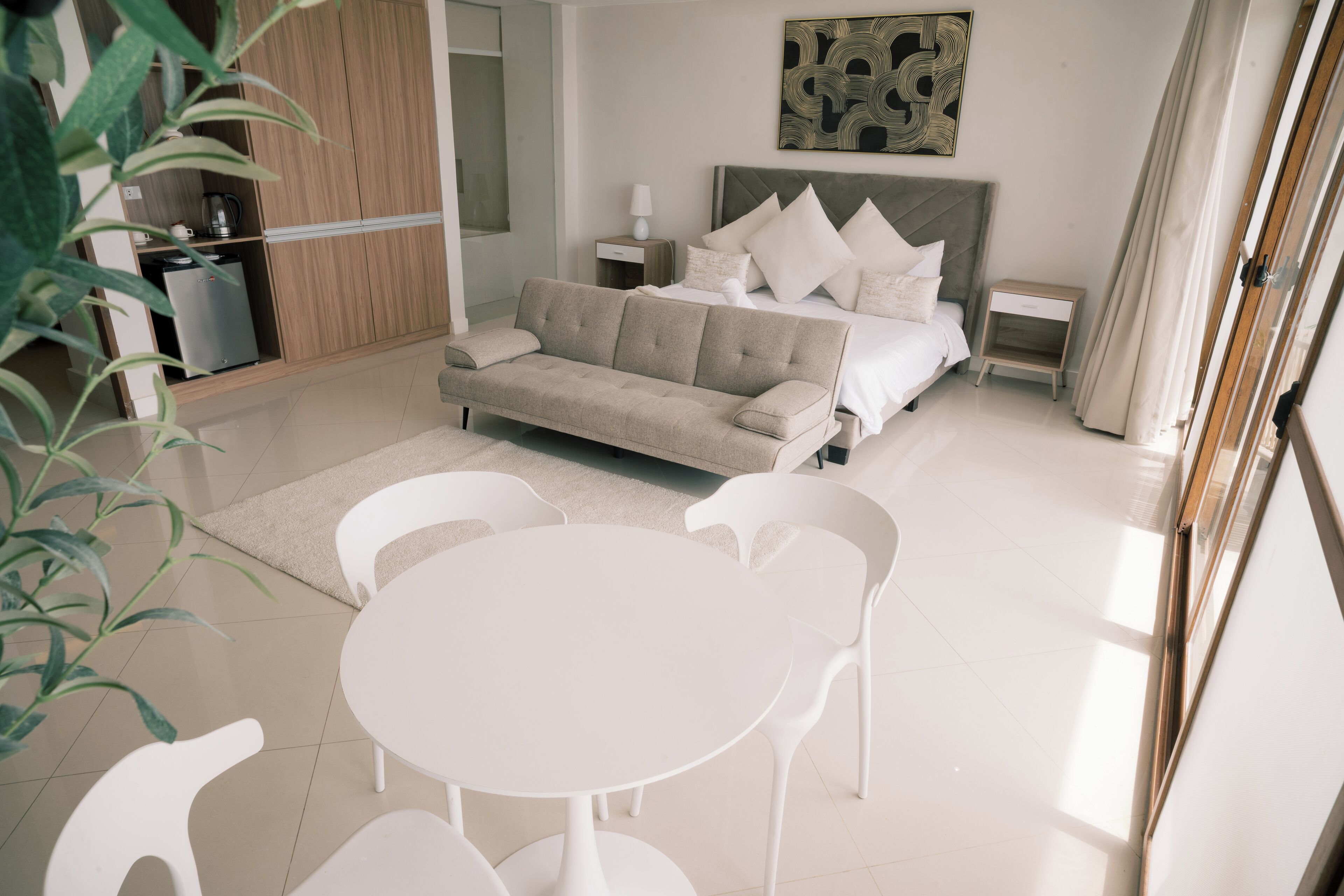 套房, 1 张特大床, 私人浴室, 海景 | 住宿内部