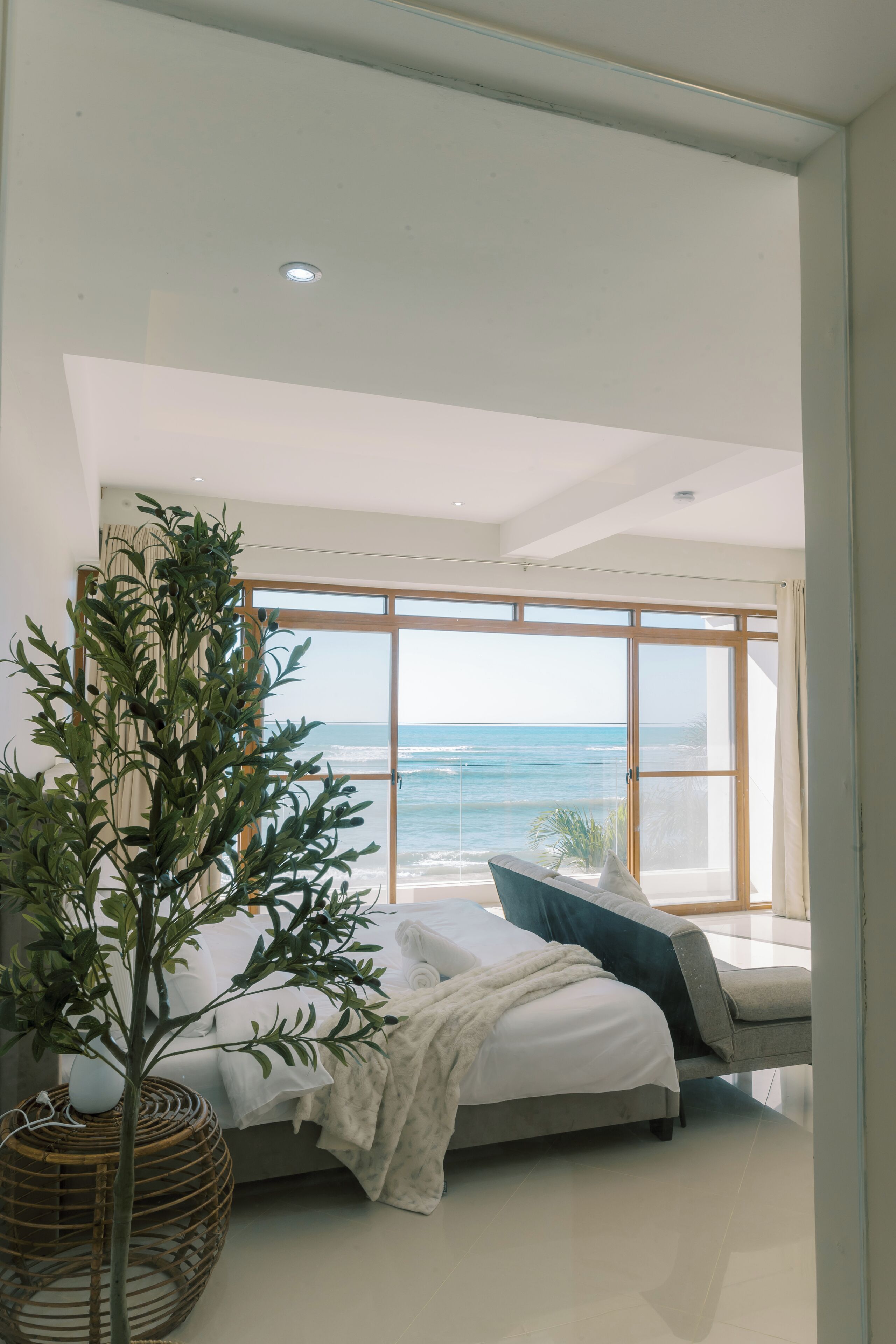 Sviitti, 1 suuri parisänky, oma kylpyhuone, merinäköala | Pimennysverhot, ilmainen Wi-Fi