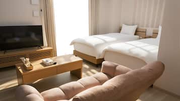 Premium bedding, pillow-top beds, free WiFi, bed sheets