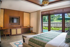 디럭스 더블룸 또는 트윈룸, 전용 수영장 | 책상, 노트북 작업 공간, 무료 WiFi