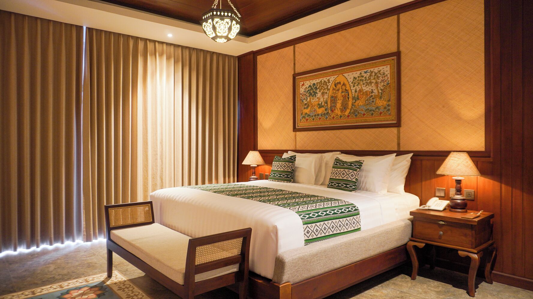 Chambre Deluxe Double ou avec lits jumeaux, piscine privée | Bureau, espace de travail pour ordinateur portable, Wi-Fi gratuit